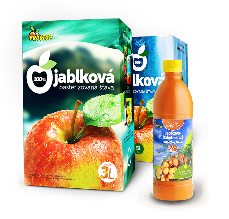 Pasterizované jablkové šťavy